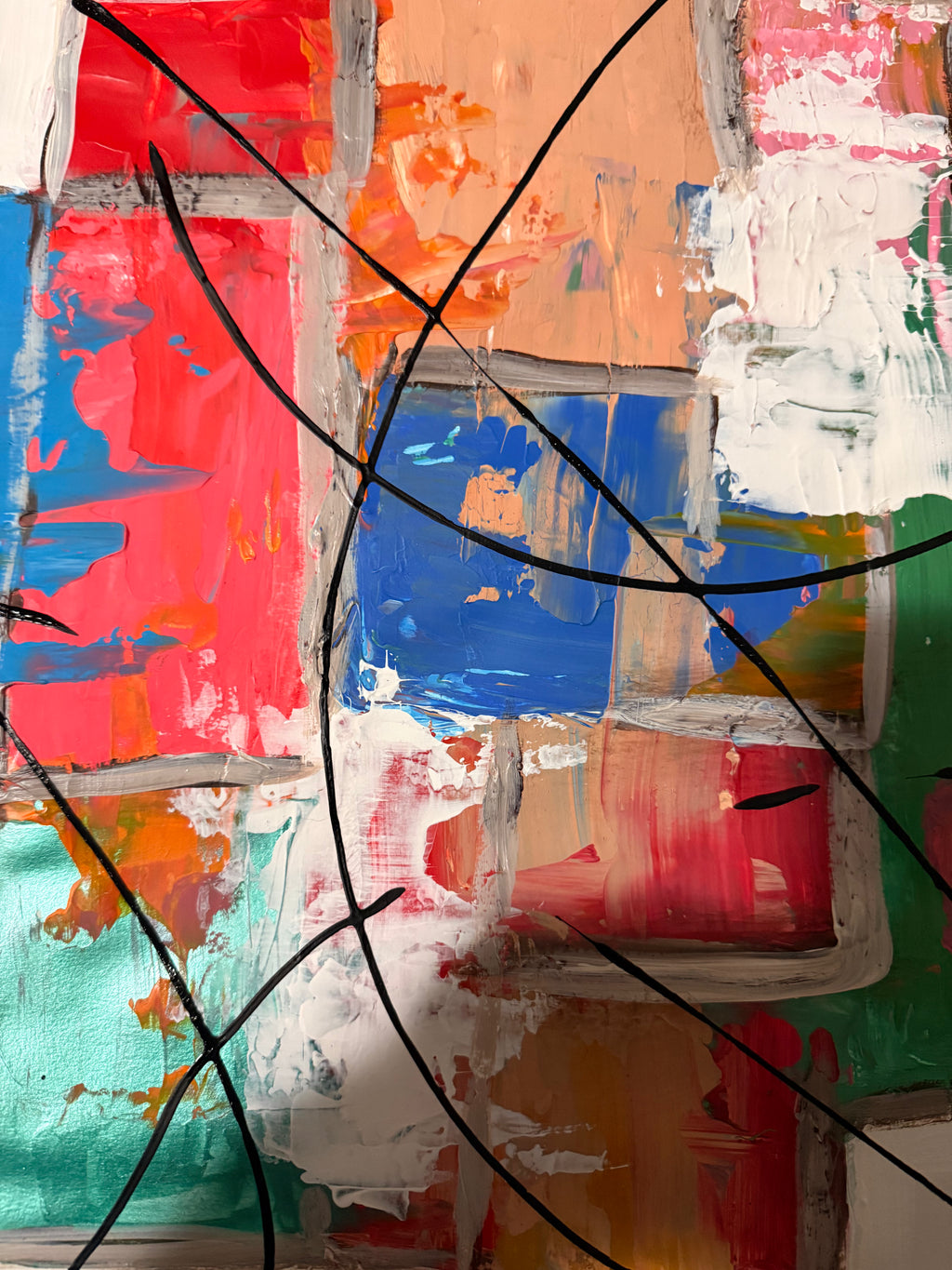 Original Hand-Painted Acrylic Artwork – Framed