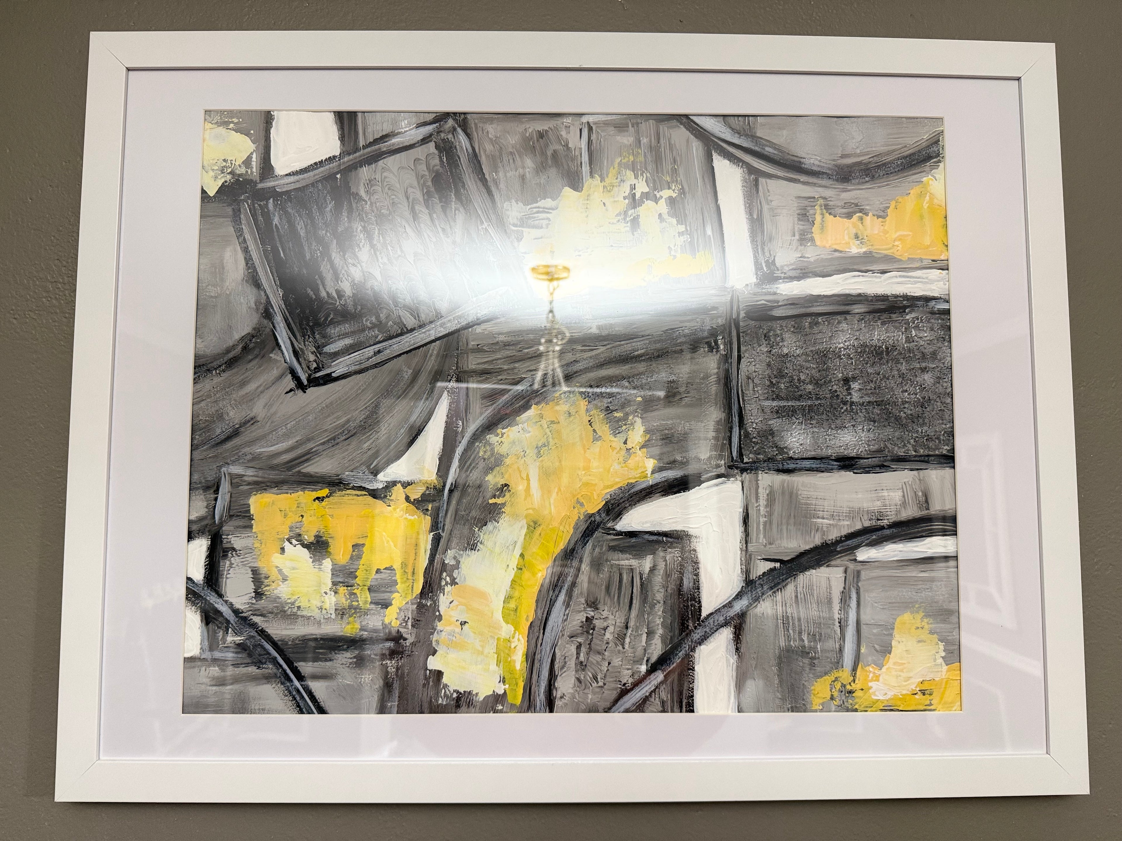 Original Abstract Painting 18x24 – Textured Acrylic – Framed